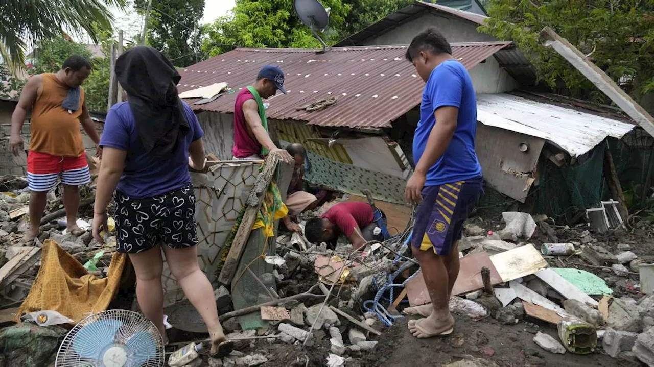 At least 126 dead or missing in massive flooding and landslides in Philippines