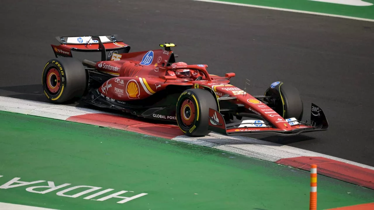 Sainz mostra força da Ferrari e conquista pole do GP da Cidade do México de F1