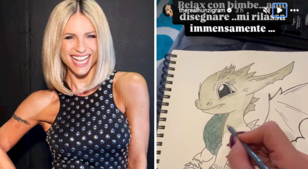 Michelle Hunziker rispolvera la passione di quando era bambina: «Amo farlo». Sabato rilassante con Sole e Cele