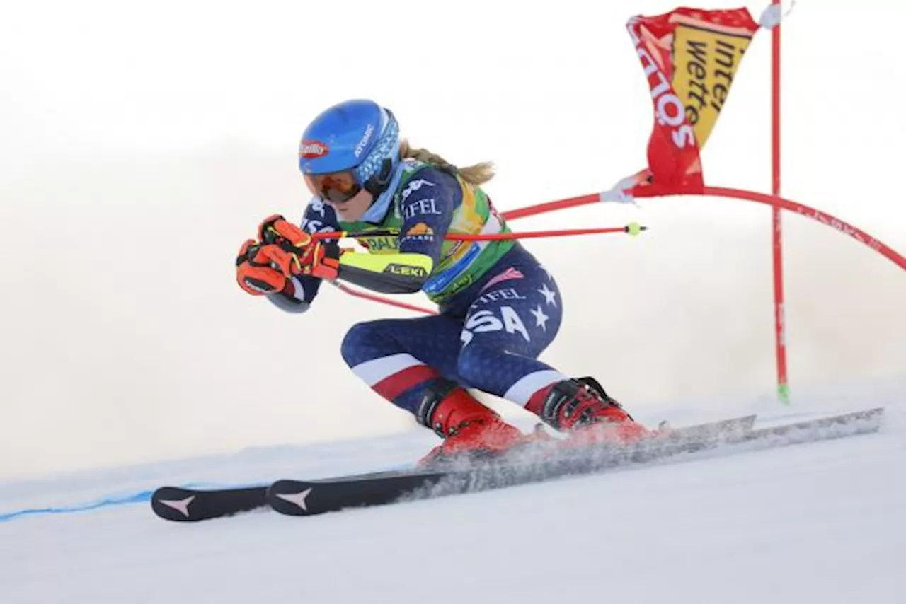 Mikaela Shiffrin en tête après la première manche du géant de Sölden