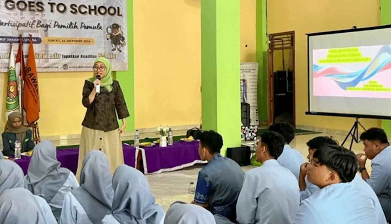 Tekan Pelanggaran, Bawaslu Jakut Ajak Siswa Lakukan Pengawasan