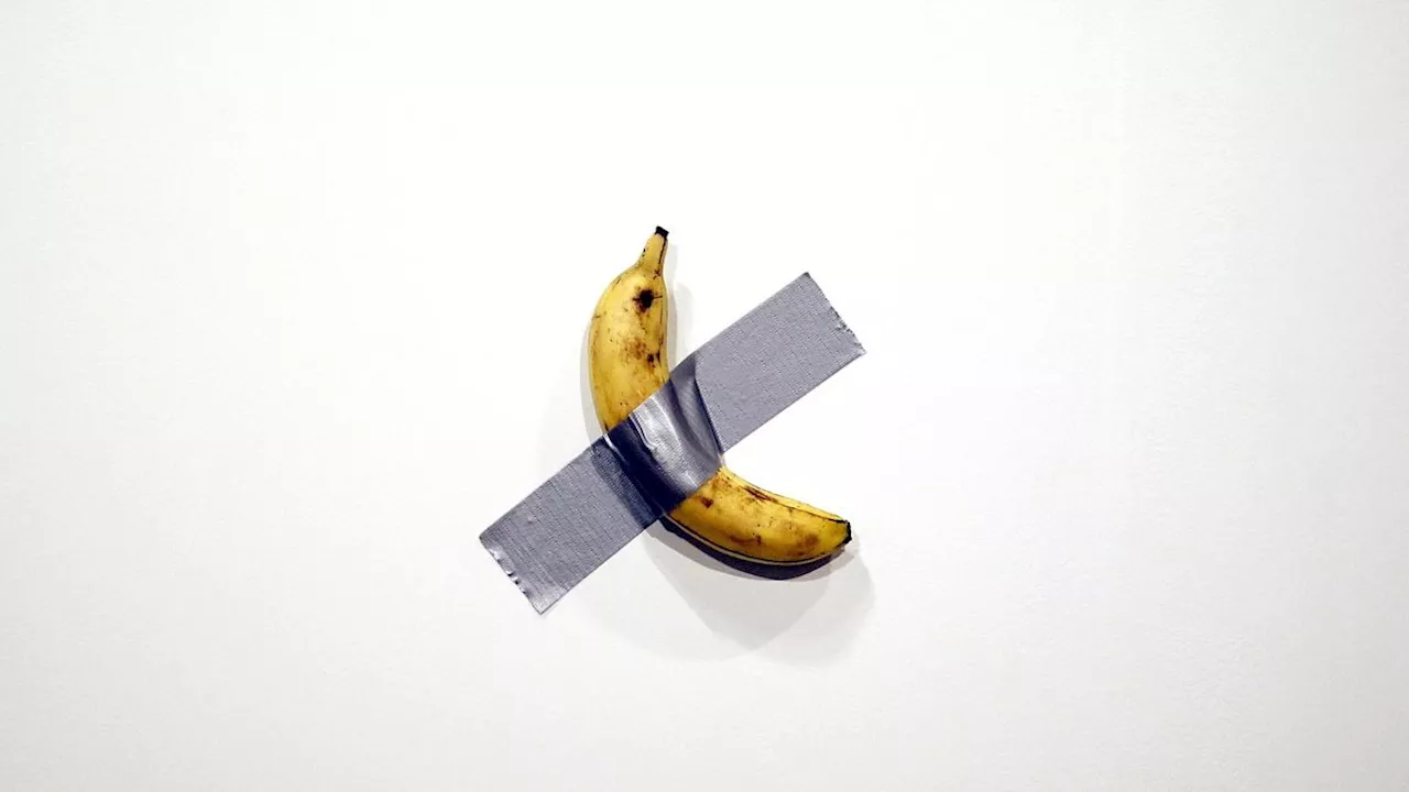 La banana di Maurizio Cattelan andrà all'asta da Sotheby's