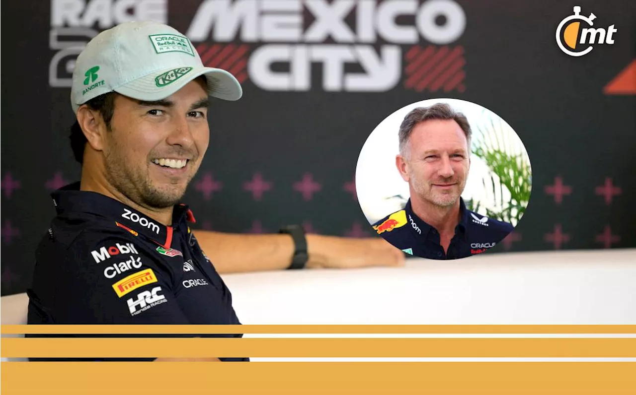 Christian Horner: Checo Pérez tiene contrato con Red Bull hasta 2025