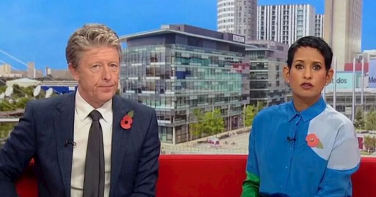 Charlie Stayt halts BBC Breakfast for 'breaking news' announcement