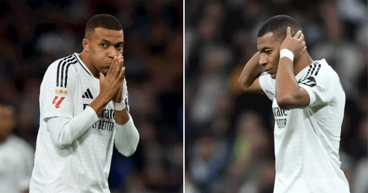 Real Madrid fans slam 'offside merchant' Kylian Mbappe after Clasico nightmare