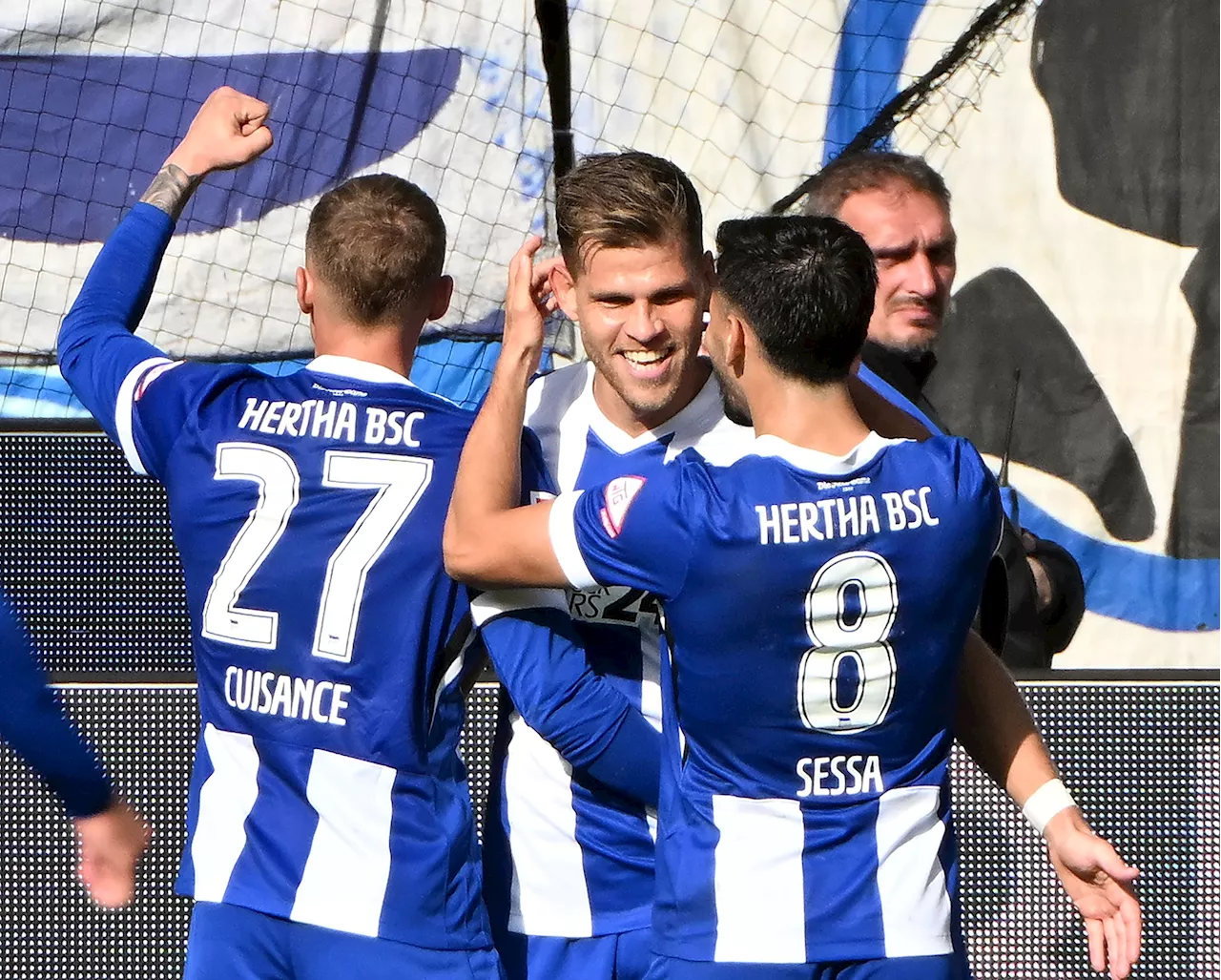 Hertha sorgt für erste Saisonniederlage des KSC