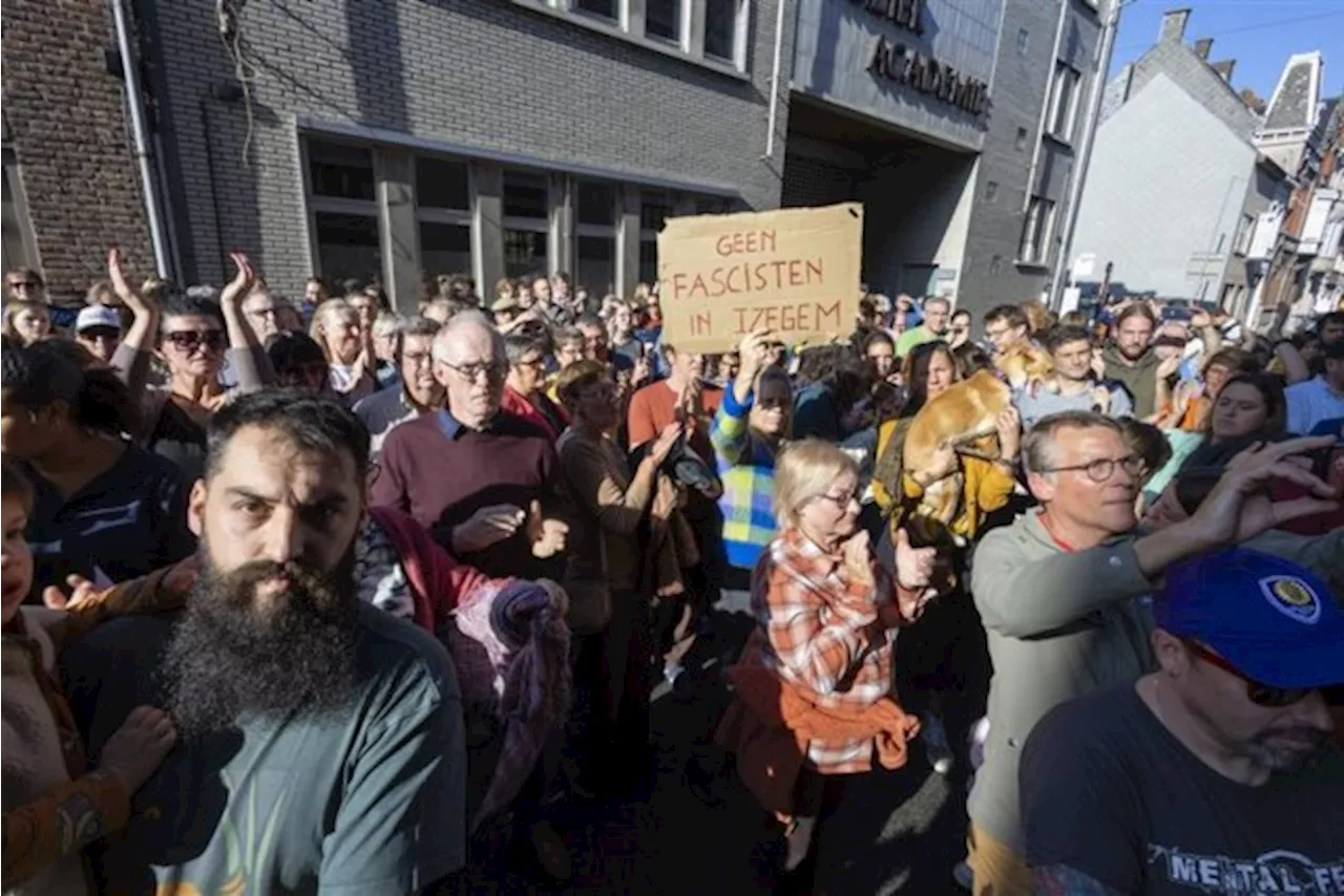 “Geen fascisten in Izegem”: Inwoners komen op straat na doorbreken cordon sanitaire