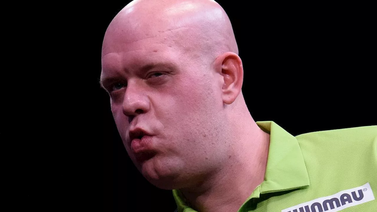 Klagende Van Gerwen klaar op EK darts: 'Stond veel wind, ze leren het maar niet'