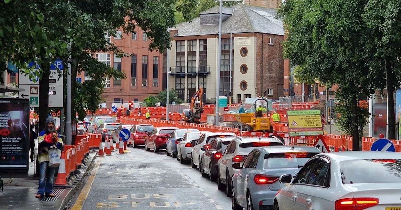 'Severe' delays as Maid Marian Way roadworks continue