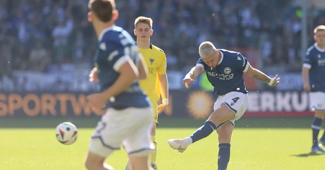 1:1: Arminia Bielefeld verpasst gegen Alemannia Aachen dritten Sieg in Folge