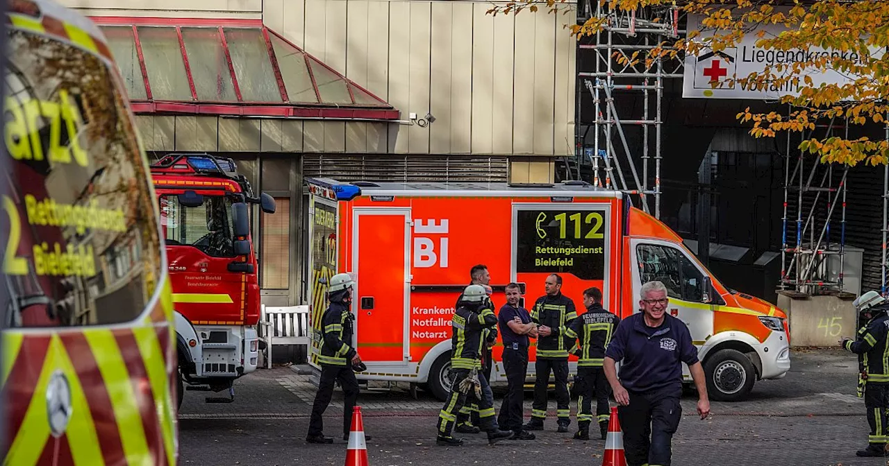 Großeinsatz am Klinikum Bielefeld: Massenanfall von Verletzten ausgerufen