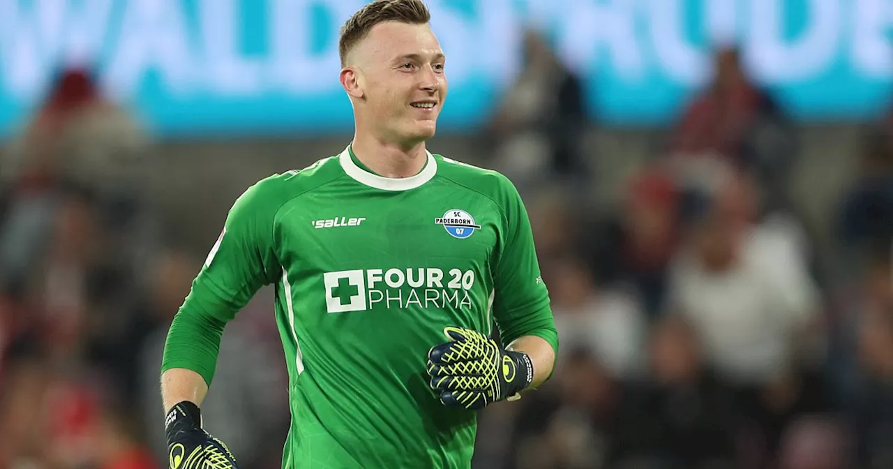 Paderborns Torwart Markus Schubert erlebt ein entspanntes SCP-Ligadebüt