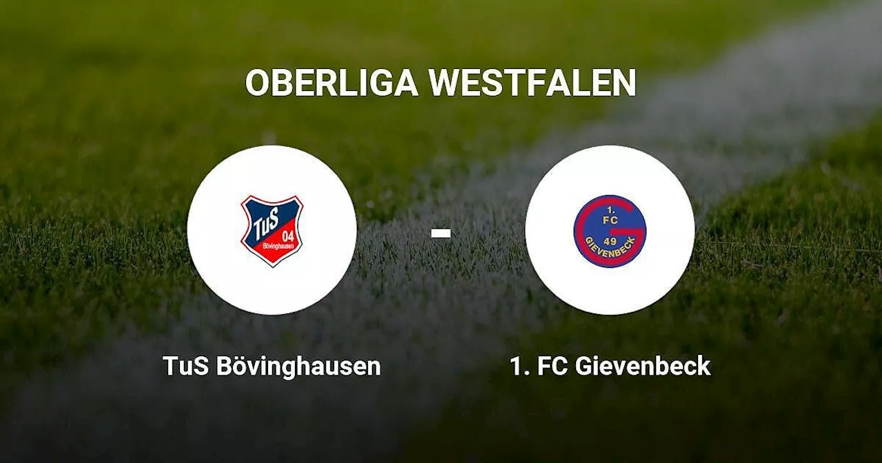 Remis im Duell zwischen dem TuS Bövinghausen und dem 1. FC Gievenbeck