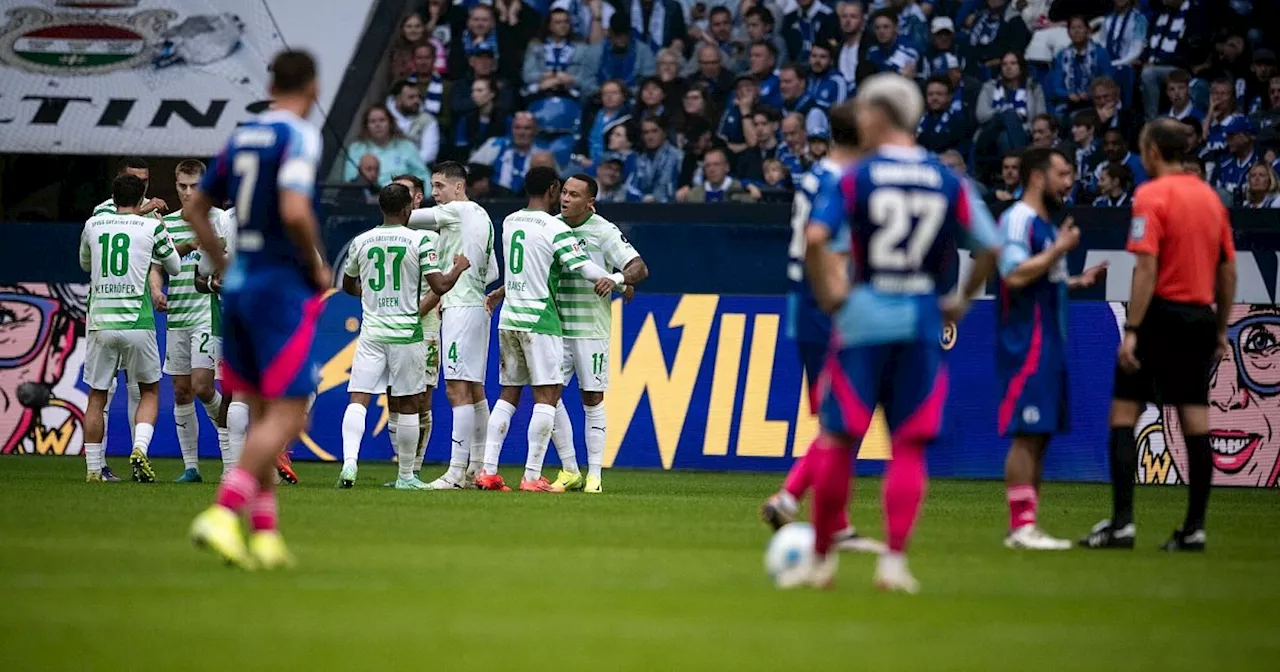 Schalke bleibt sieglos: 3:4 gegen Greuther Fürth