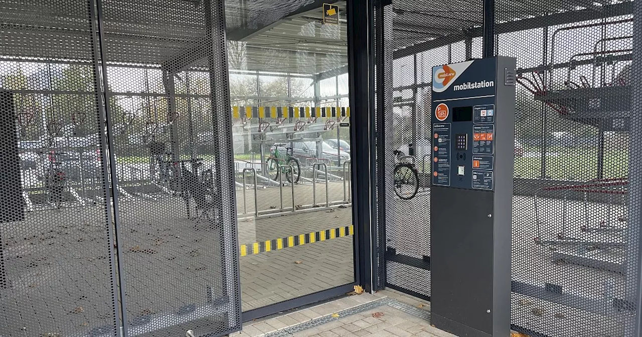 Weniger als 20 von 128 Plätzen belegt: Holpriger Start für Fahrradparkhaus in Kirchlengern