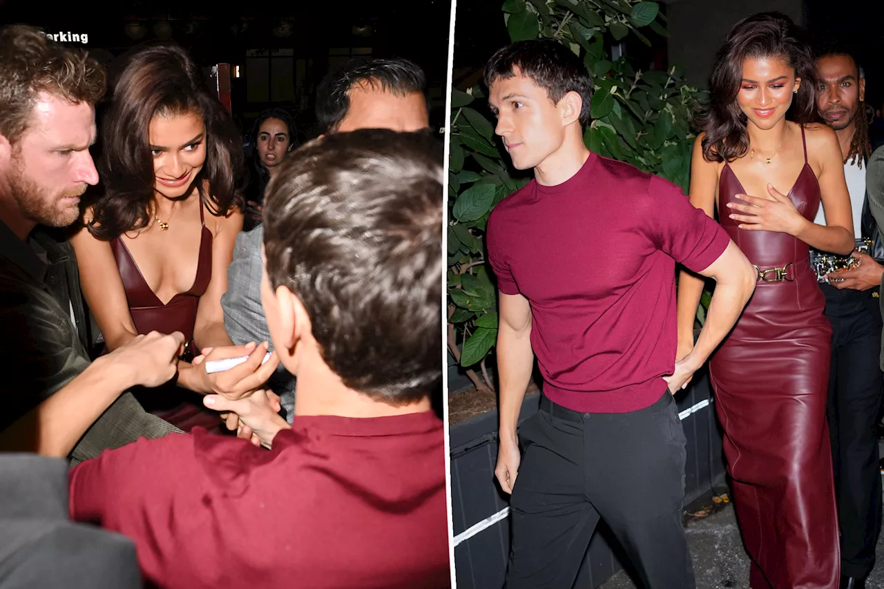 Tom Holland protects girlfriend Zendaya from aggressive paparazzi during dinner date