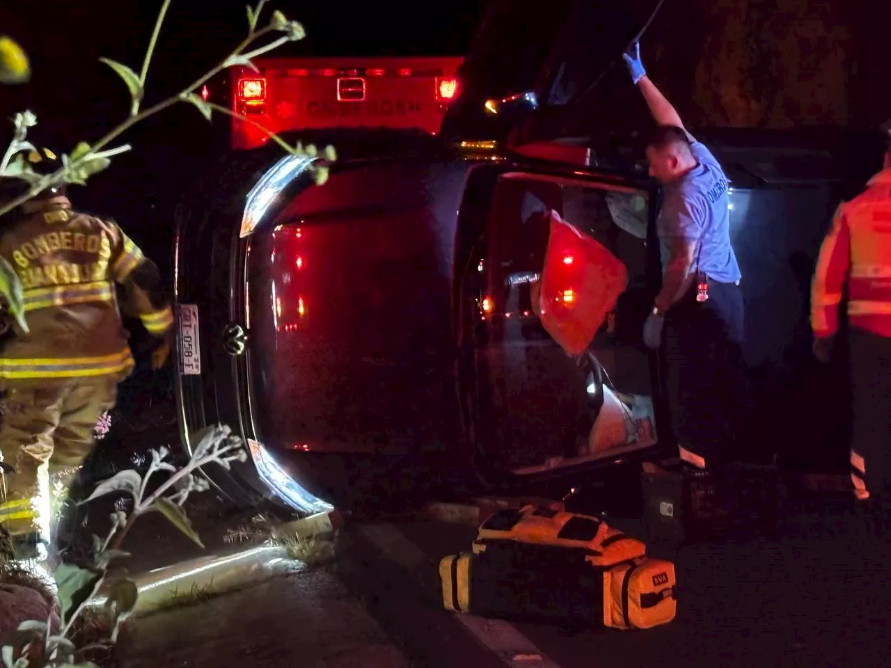 Vuelca joven en la Carretera Guanajuato - Silao; esto fue lo que sucedió