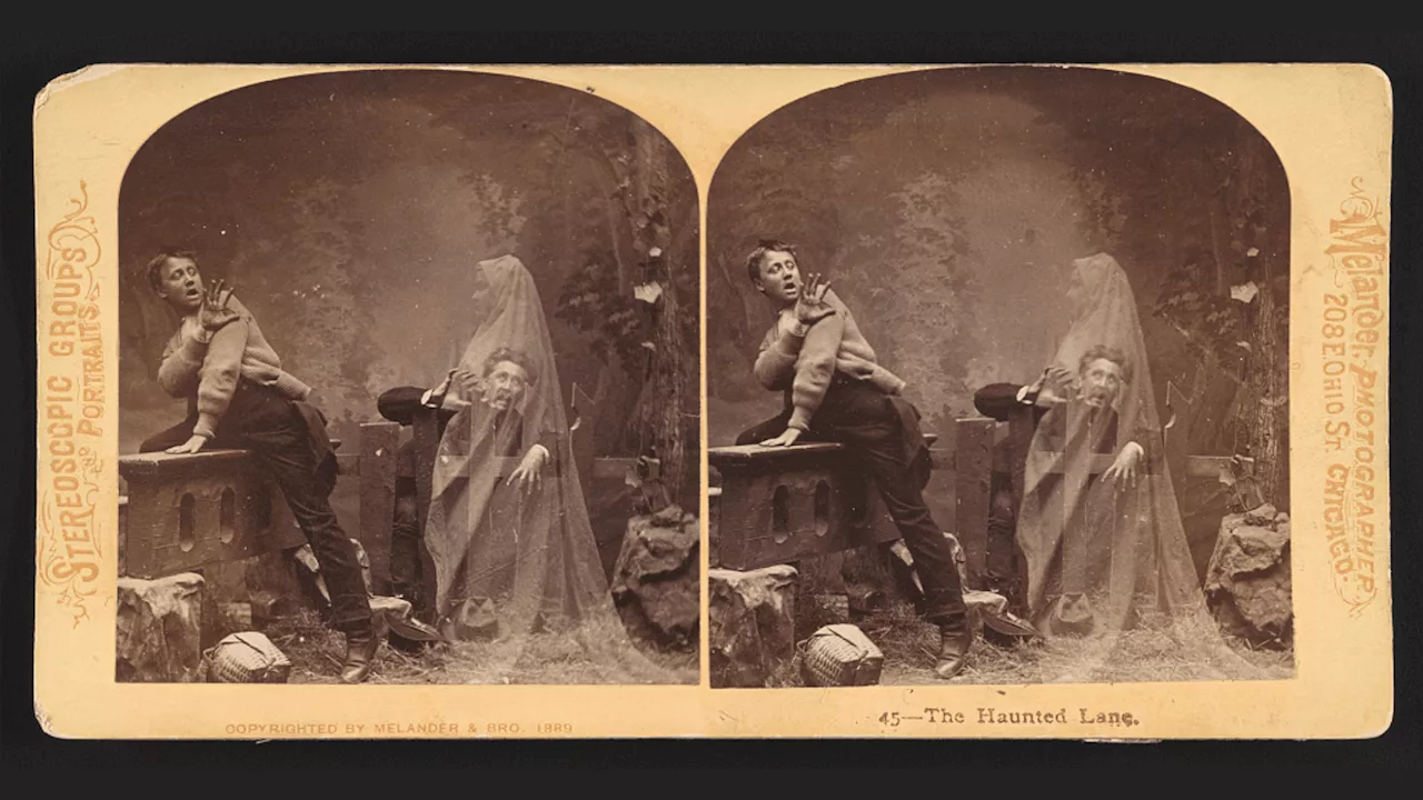 Victorian ghost photographs amused viewers with spooky thrills