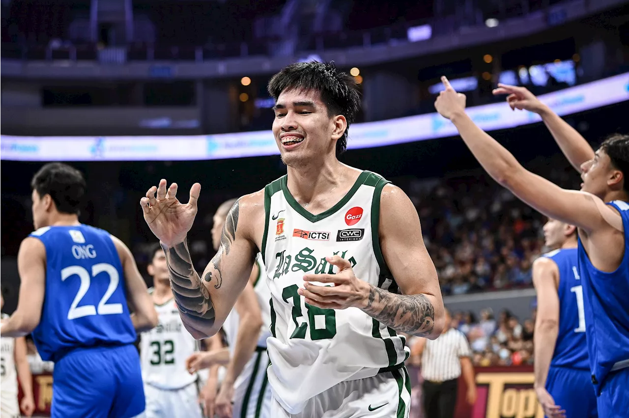 Class of his own: Quiambao resets career high as La Salle sweeps Ateneo