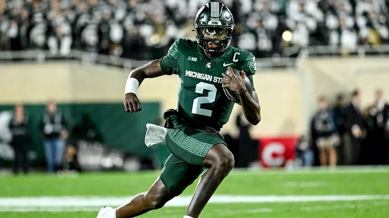 Can Michigan State QB Aidan Chiles eliminate the turnovers against Michigan?