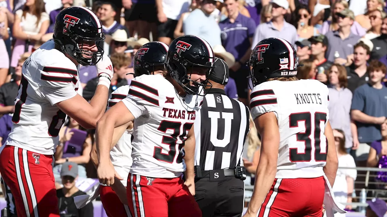 Texas Tech kicker scores wild TD, celebrates by flashing Trump 2024 shirt