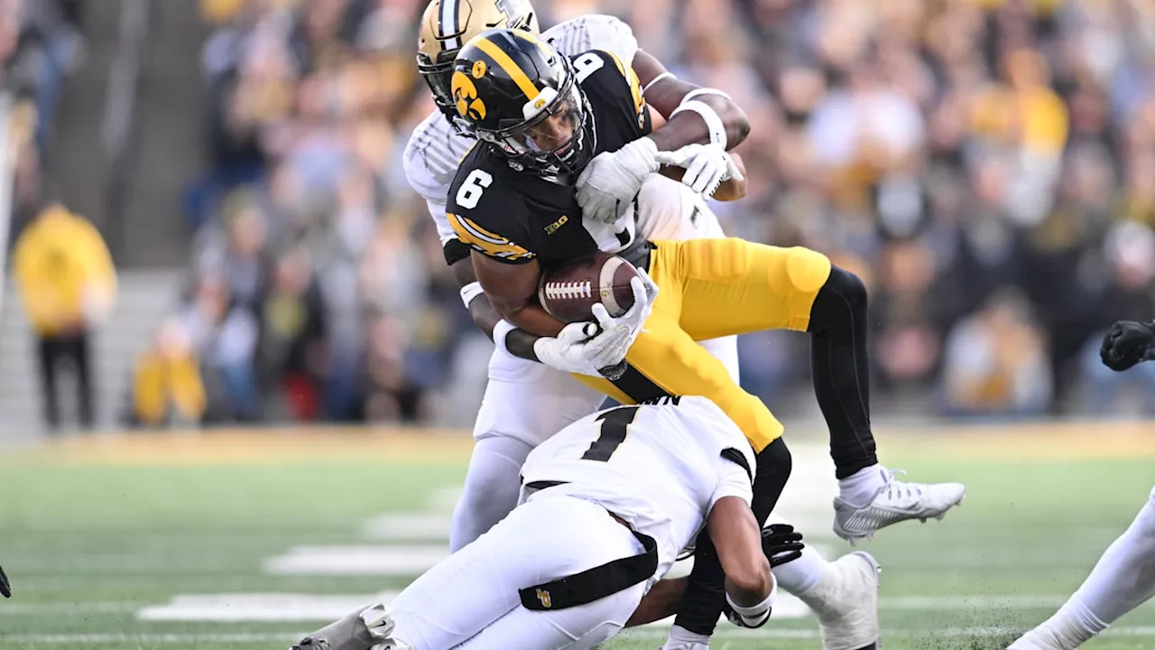 WATCH: Iowa Hawkeyes WR Makes Amazing Grab For Longest Pass of Season