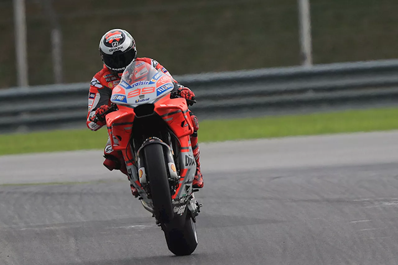 Jorge Lorenzo lobt: «Neue Ducati ist viel besser»