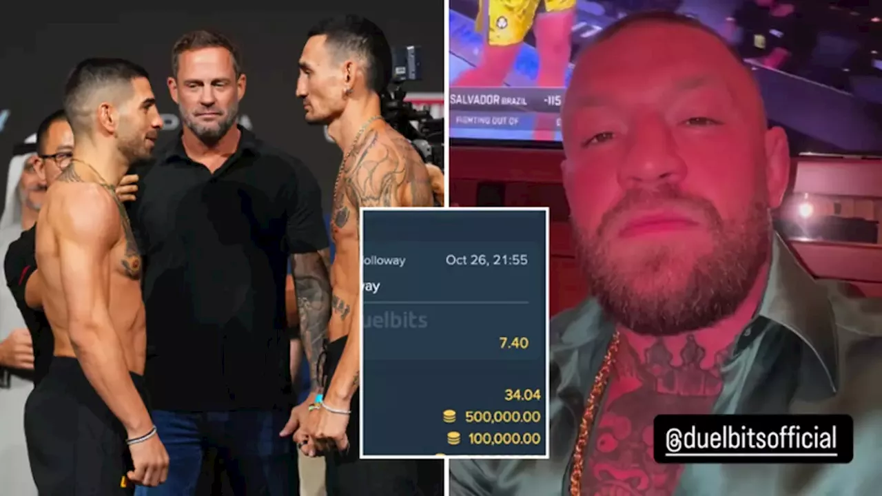 Conor McGregor places his most insane bet yet while watching UFC 308, it would return MILLIONS