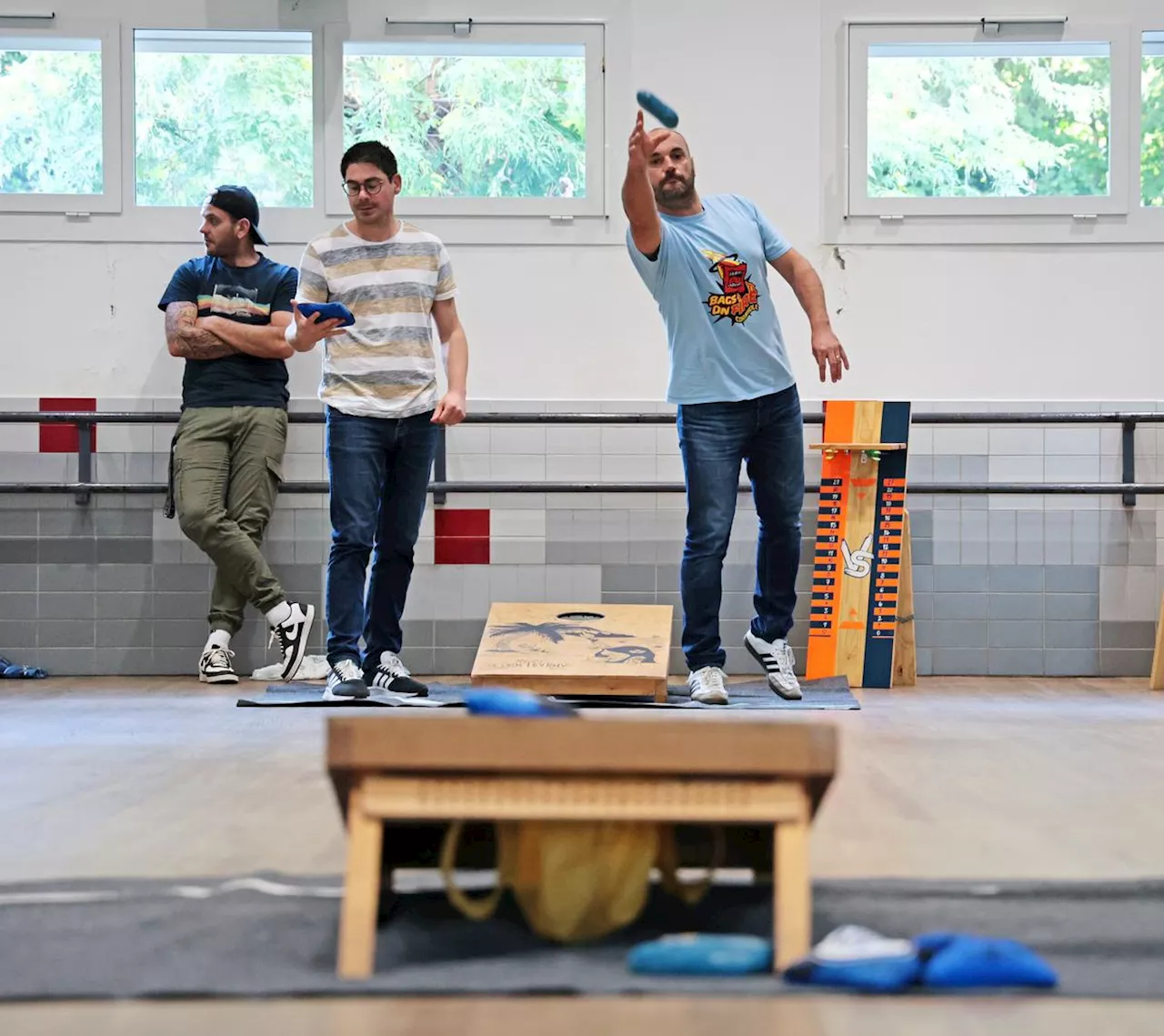 À la découverte du cornhole avec les Bags on fire, premier club landais de la discipline