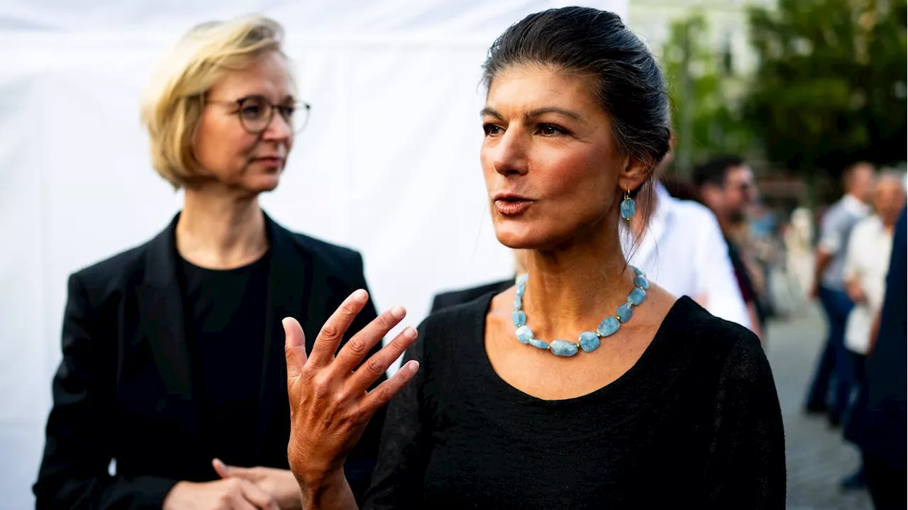 Blockiert Sahra Wagenknecht die Gespräche?: Sondierungen von SPD, CDU und BSW in Thüringen stocken offenbar