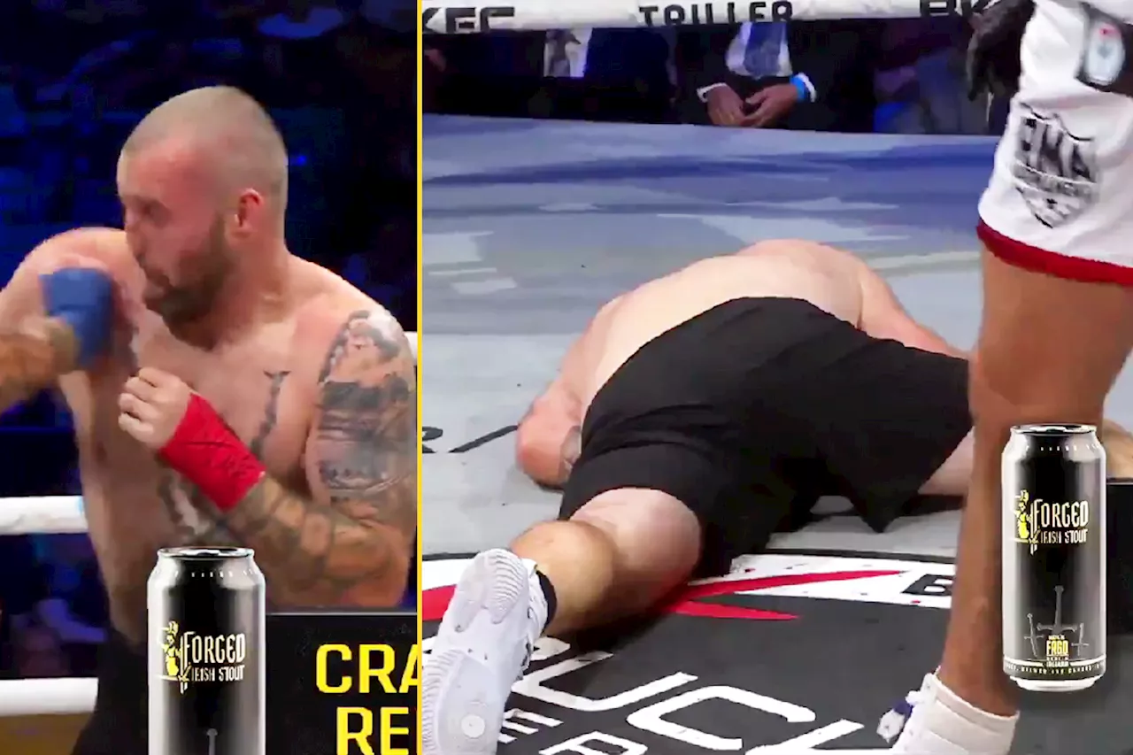 Conor McGregor left amazed as bare-knuckle boxer visibly breaks opponent’s nose in slow-motion footage of g...