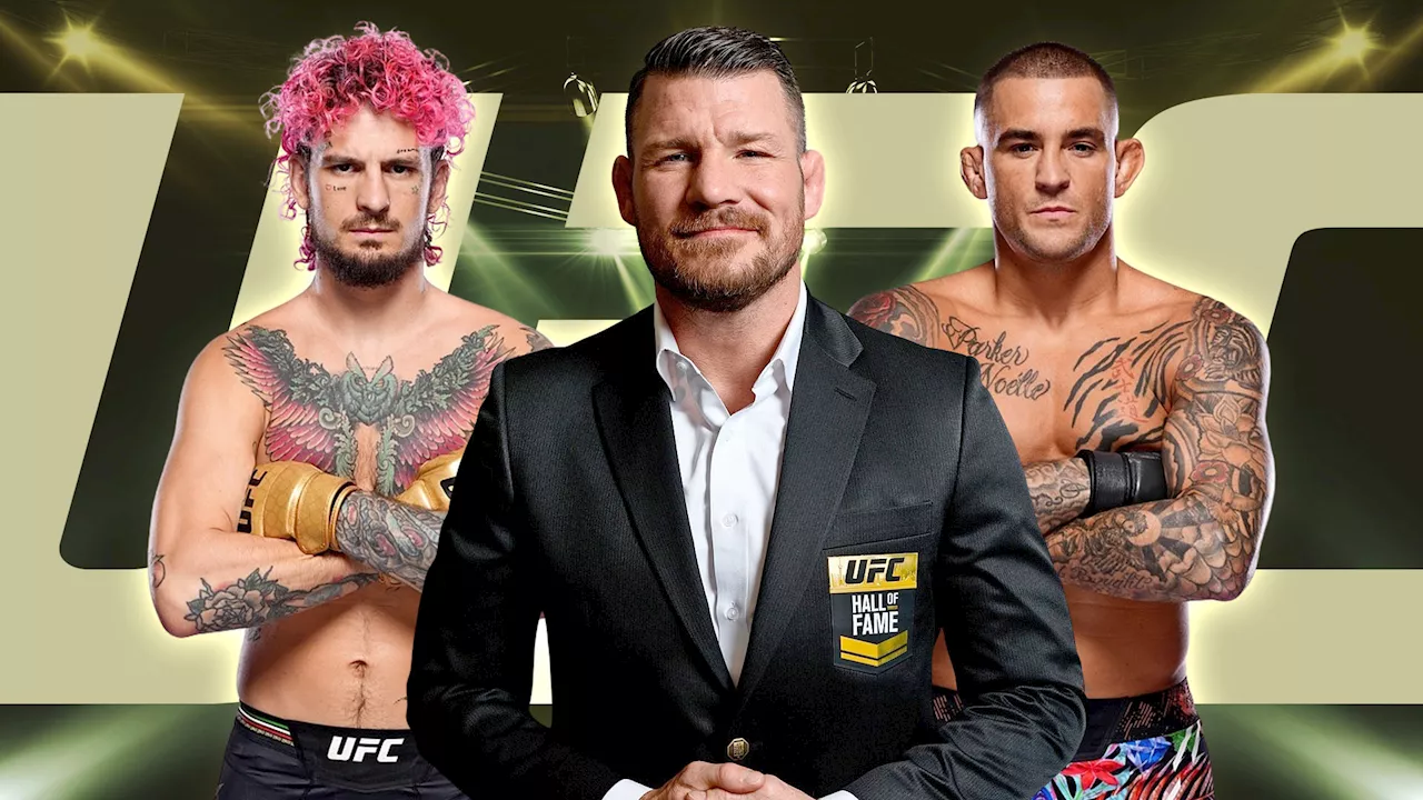 Sean O’Malley and Dustin Poirier disagree with Michael Bisping in Ilia Topuria v Max Holloway UFC 308 p...