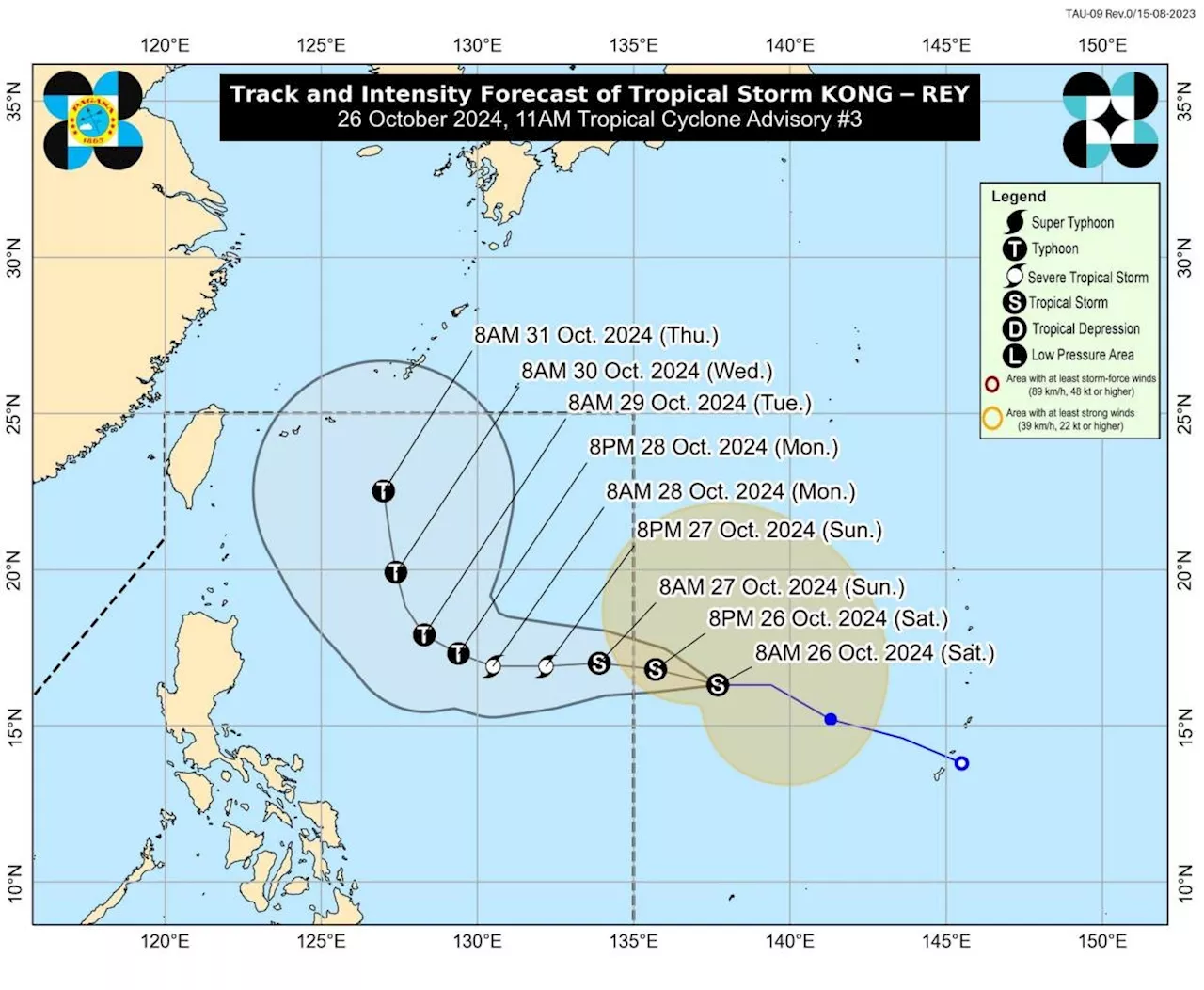 New tropical storm to enter PH in the weekend, to be named 'Leon' — Pagasa