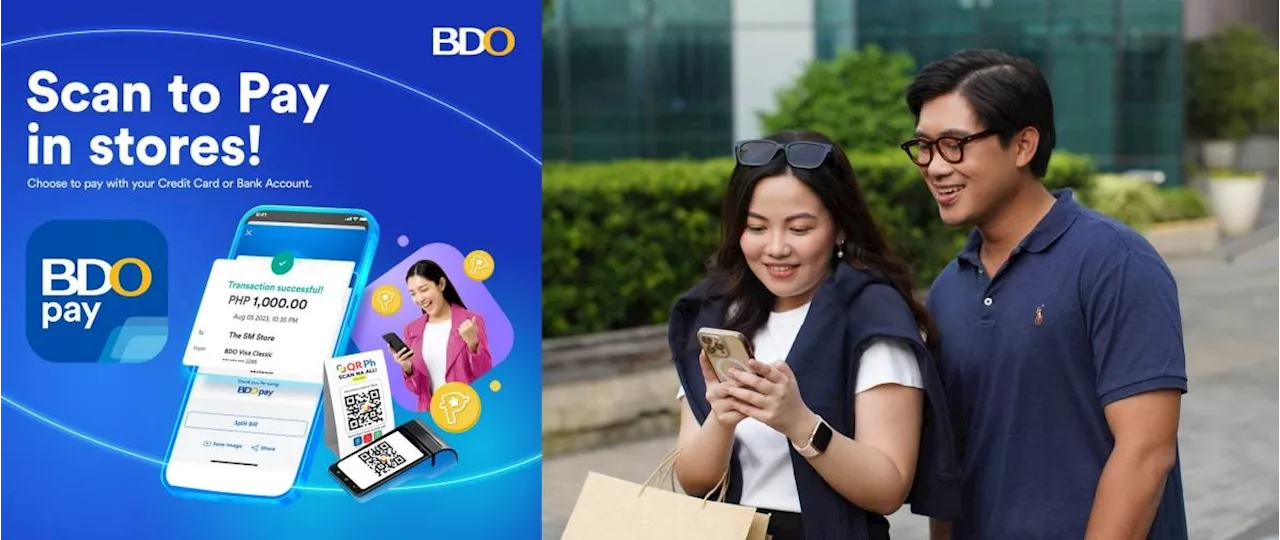 No cash? No problem, with Scan to Pay feature of BDO Pay