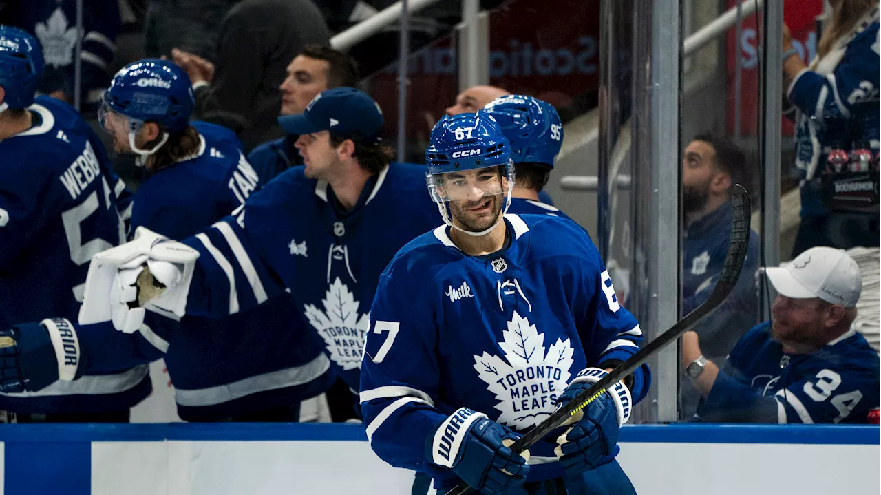 Ice Chips: Maple Leafs F Pacioretty to make return, D Myers to debut against Bruins