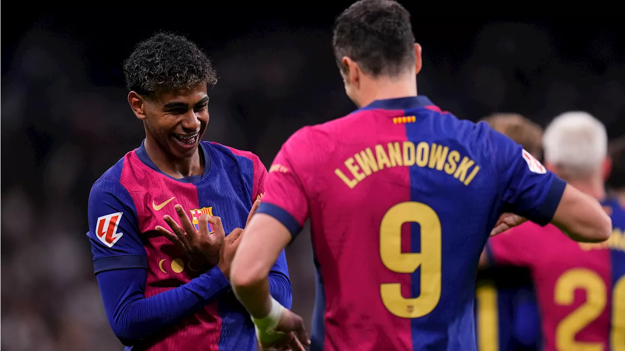 Lewandowski, Yamal spoil Mbappé’s first Clasico as Barcelona rout Real Madrid