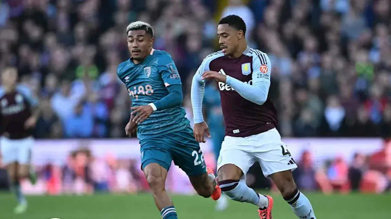 La reacción de Julián Araujo tras ser sustituido en el partido Aston Villa vs. Bournemouth