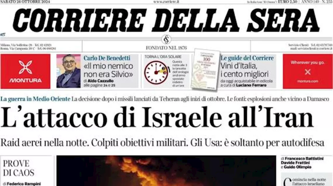 Corriere della Sera: 'Smanie di comando: da Inter-Juve al Clasico, le big si affrontano'