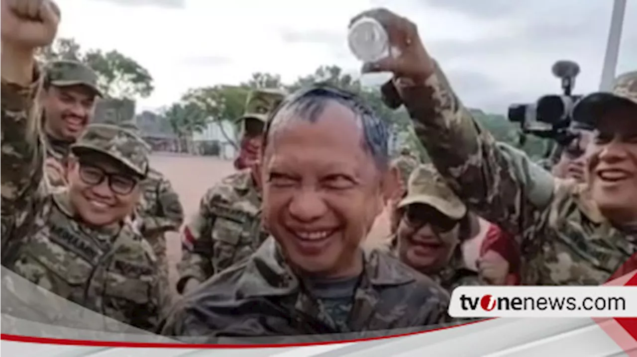 Mendagri Tito Ulang Tahun, Diguyur Air dan Dirayakan Penuh Kebersamaan di Sela-sela Retret