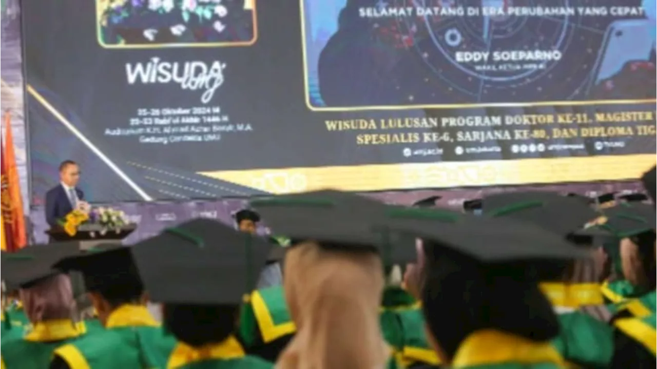 Hari Kedua Wisuda ke-80 UMJ Luluskan 1053 Mahasiswa