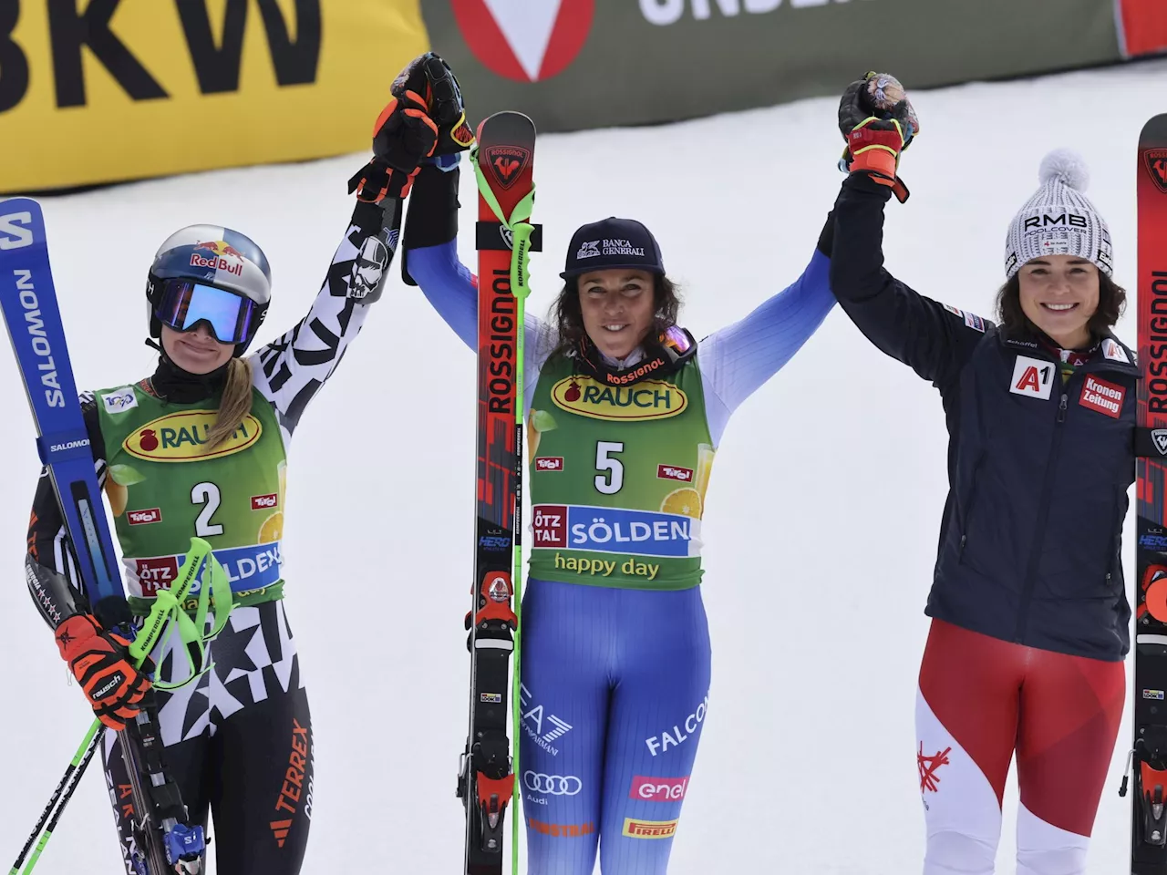 Brignone-Sieg in Sölden - ÖSV-Damen mit Stockerlplatz