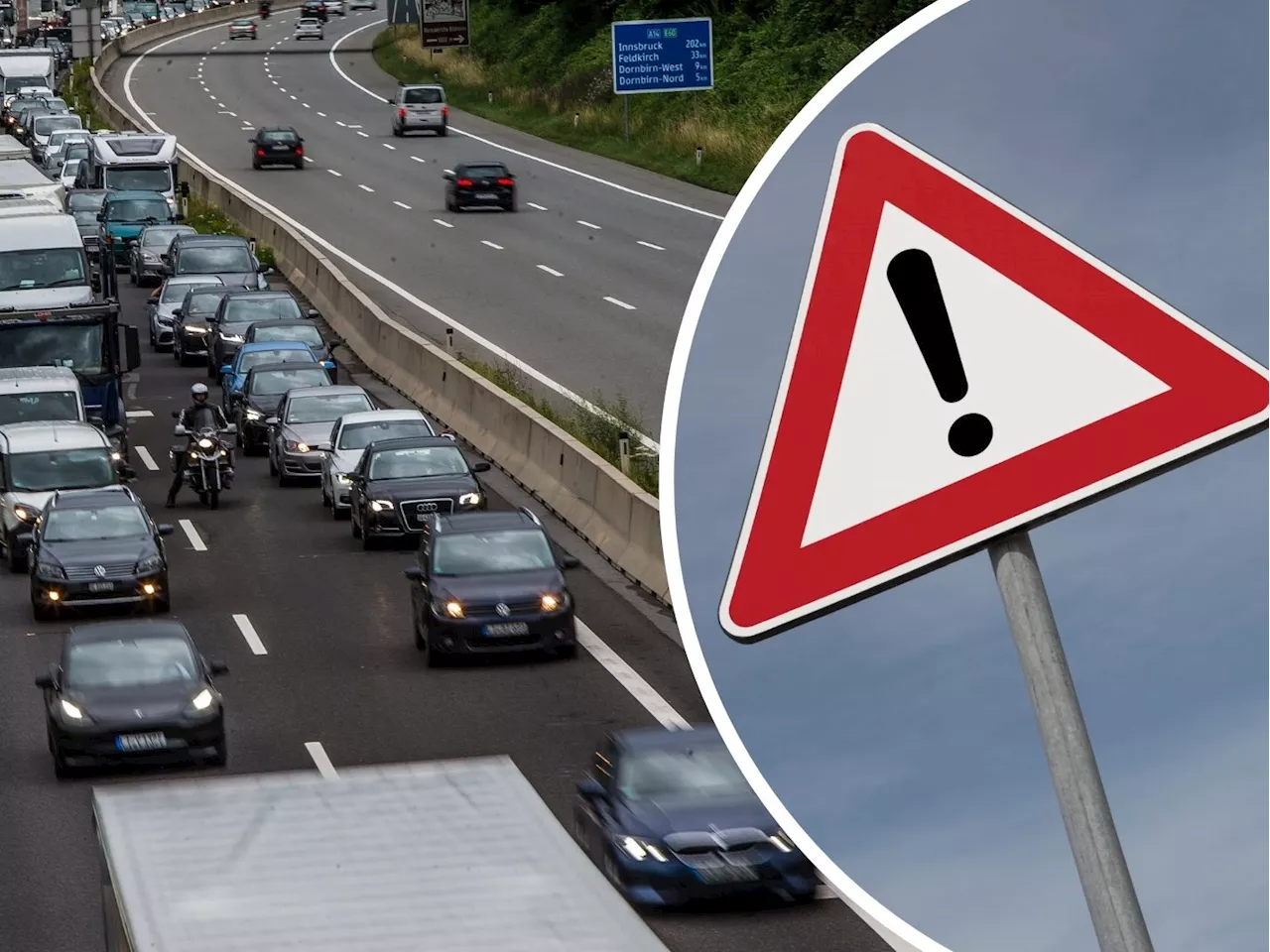 Stau und Verzögerungen zu Beginn der Herbstferien erwartet