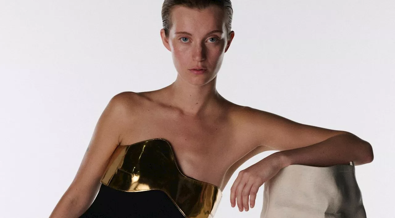 Sculptural fall fashion, inspired by the shapes and textures of contemporary vases