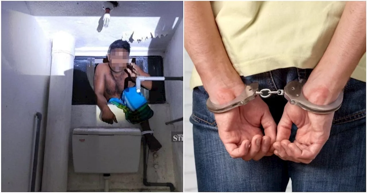 Bangladeshi Man Gets Stuck in Bathroom Window After Trying to Escape Immigration Officers