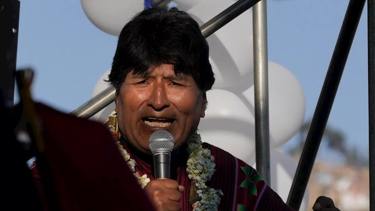 Bolivia's former Pres claims his car was shot at in attempted assassination