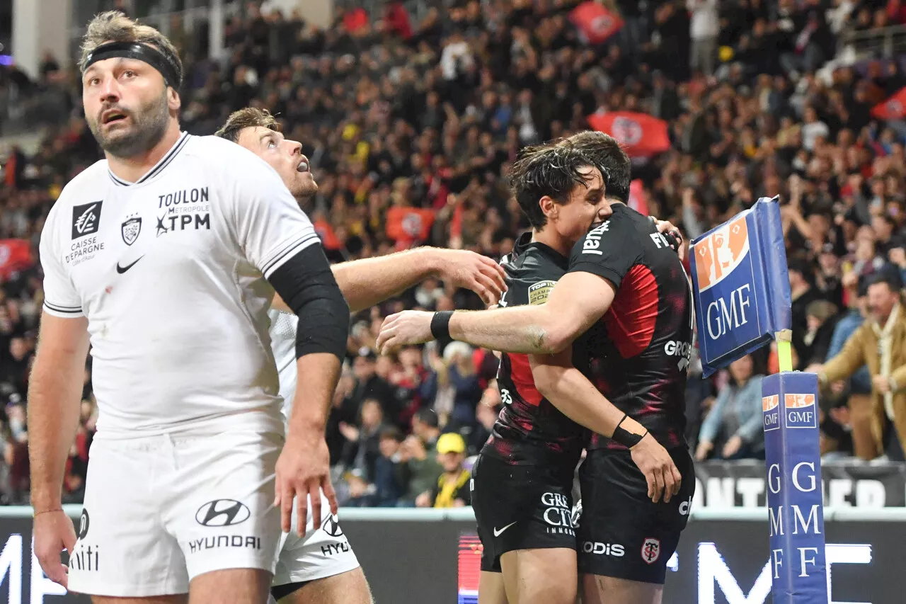 Top 14. Le Stade Toulousain déroule et coule Toulon dans un festival d'essais !