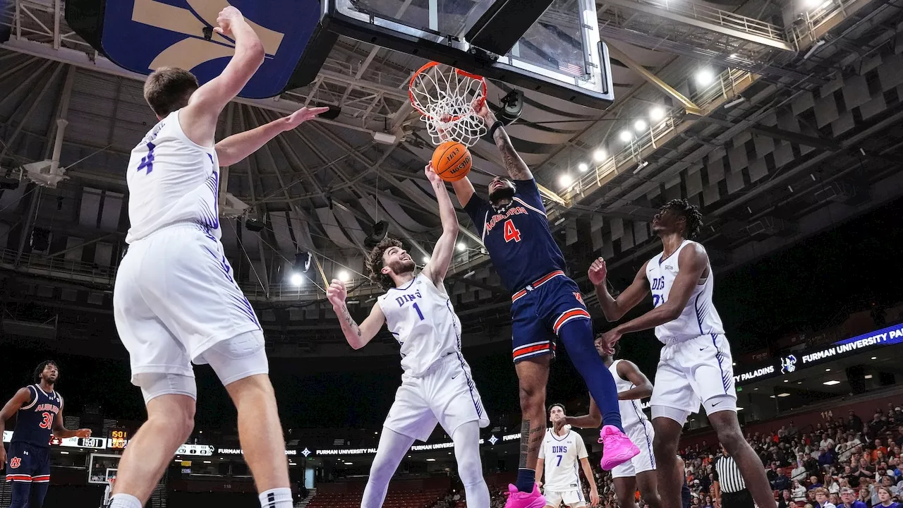 Auburn men's basketball scores 83-62 win over Furman in charity exhibition