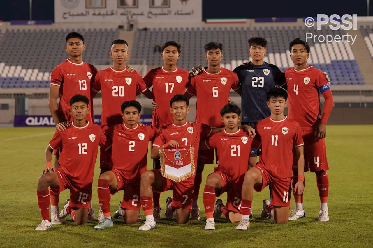 Timnas U-17 Indonesia imbang 0-0 dengan Australia babak pertama