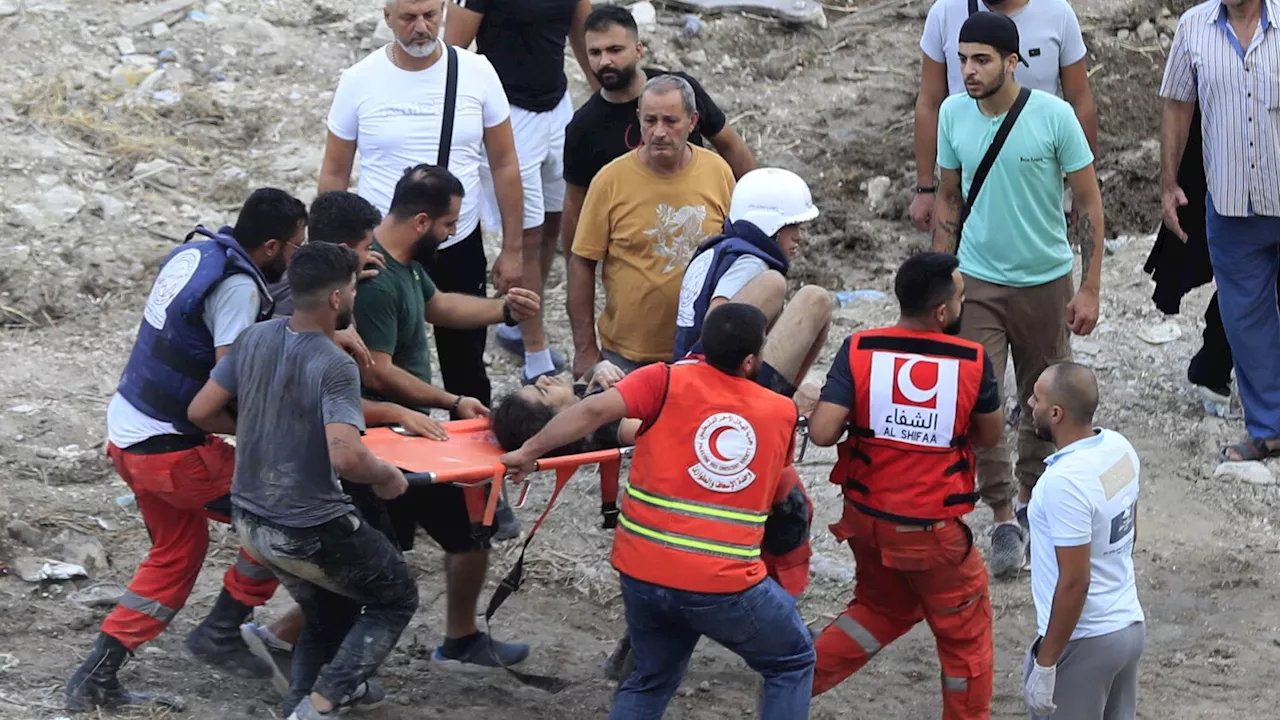 A Lebanese family was holding a Sunday gathering when an Israeli strike toppled their building