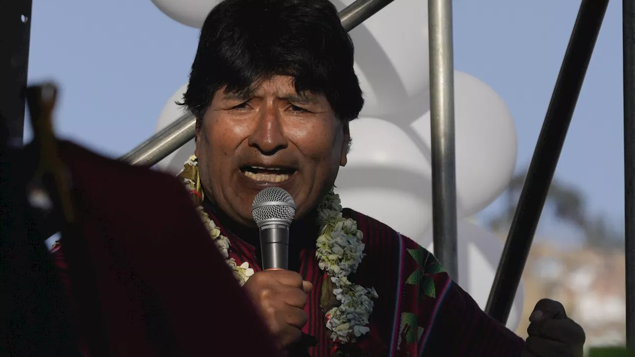 Bolivia's former President Evo Morales claims his car was shot at in attempted assassination